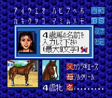 Winning Post (Japan) (Rev 1) screen shot game playing